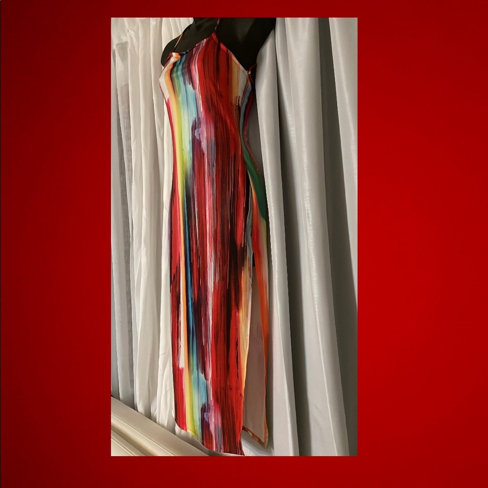 Super fun spaghetti strap dress